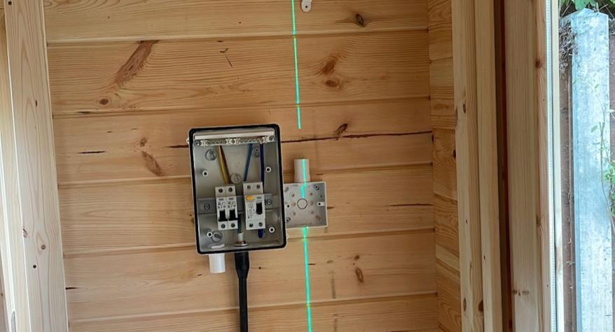 Summer house electrics by Empire Electrical in Doncaster