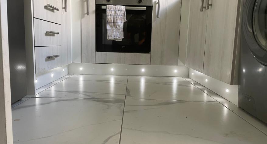 Kitchen Plinth Lighting Installation in Doncaster - Empire Electrical